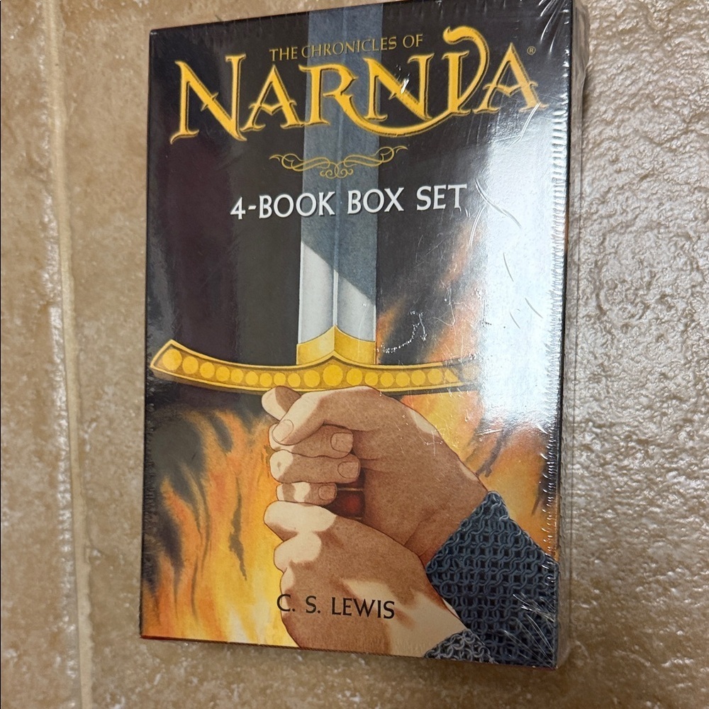 The Chronicles of Narnia four book box set by CS Lewis new in package!